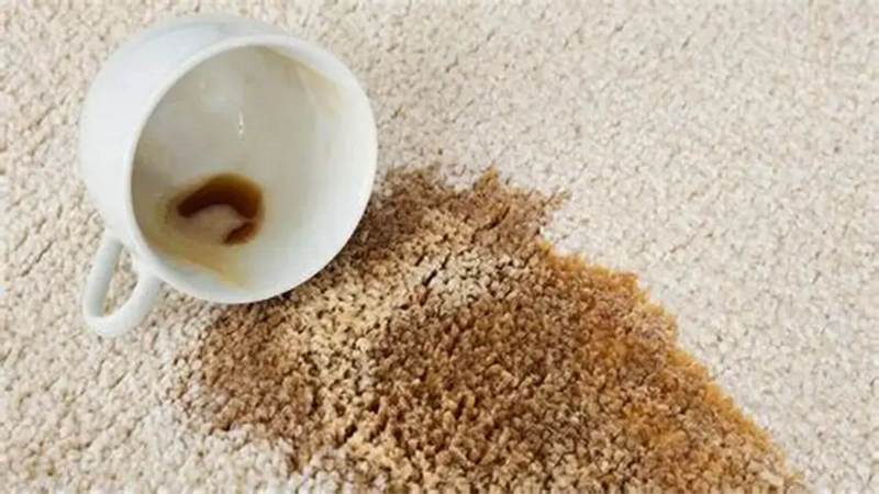 Giải pháp tẩy vết cà phê lâu ngày trên thảm