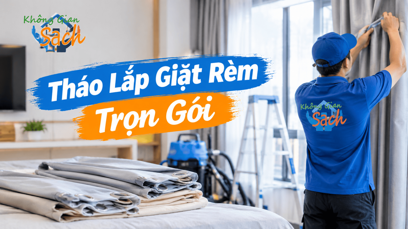 Tháo lắp giặt rèm