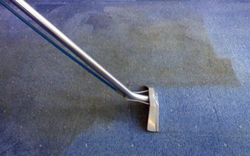 Sử dụng máy hút bụi khô/ướt để hút càng nhiều nước ra khỏi thảm