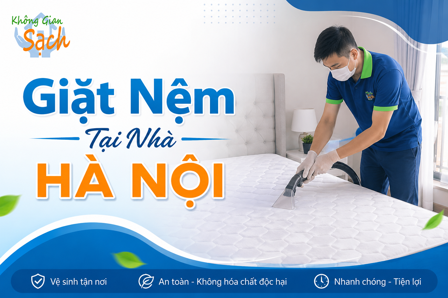 Giặt nệm tại nhà Hà Nội